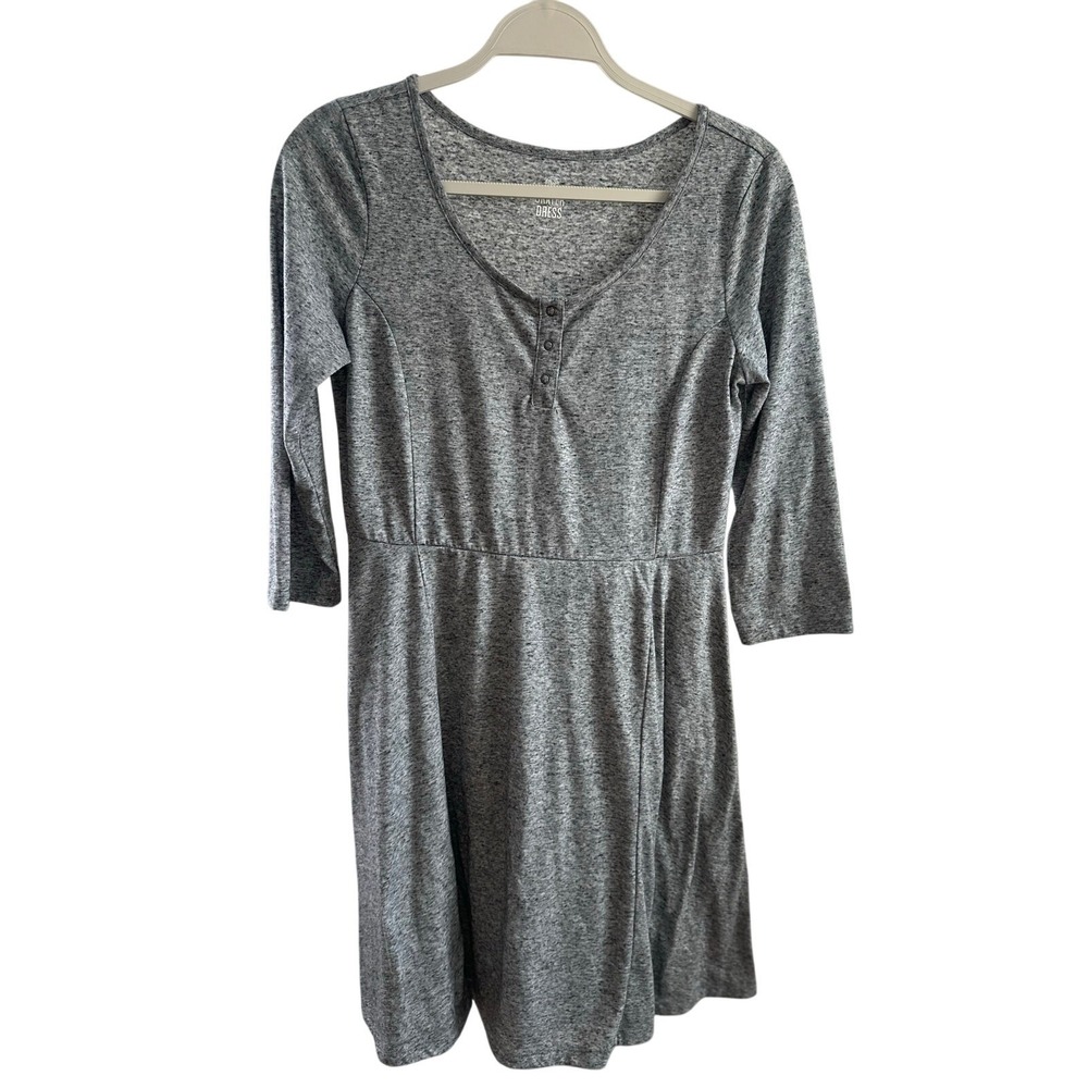 So Skater Dress Flowy Comfortable & Casual Large‎ Quarter Sleeve, Minimalist